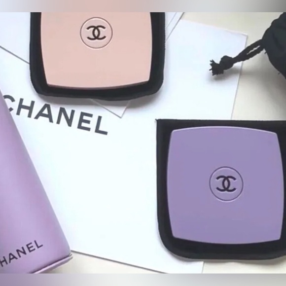 CHANEL DUAL COMPACT MIRROR - LIMITED STOCK BALLERINA WITH BOX/VELVET DUSTBAG - Picture 12 of 12